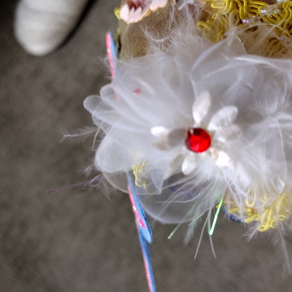 Handmade fabric masquerade mask, stylish, brand new - Picture 7 of 9